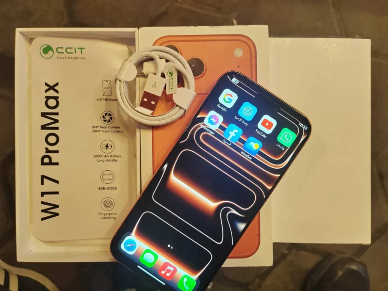موبايل شبيه ايفون CCIT W17 Pro Max نسخة 512 جيجا 8 رام