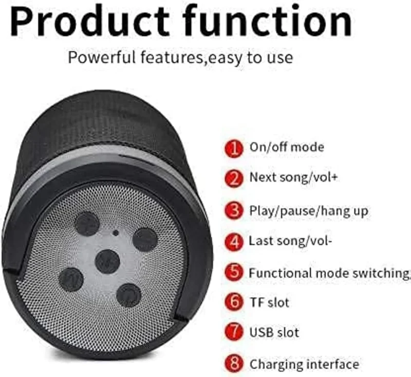 سماعة صب صغيرة بلوتوث KT-125 Speaker
