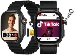 ساعة ذكية بشريحة وكاميرا haino teko fg 7 5g تدعم WiFi, GPS