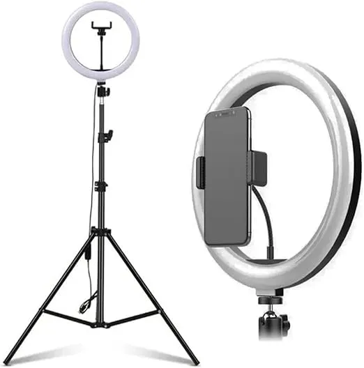 رينج لايت كبير M-330 Ring Light إضاءة احترافية بجودة عالية للمحتوى والتصوير
