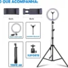 رينج لايت كبير M-330 Ring Light إضاءة احترافية بجودة عالية للمحتوى والتصوير